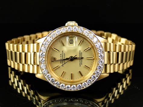 ladies gold rolex replica|pre owned rolex essex.